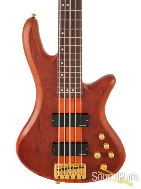 0632303 Schecter Guitars Stiletto Studio 5 Honey Satin Bass #0632303 - Used