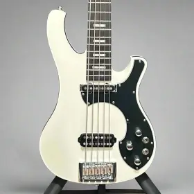 Im24070857 Schecter Stargazer 5 String Electric Bass Guitar - Gloss White