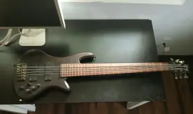 W14051412 Schecter Diamond Series 6-string Solid Body Electric Bass Black Rh 24f