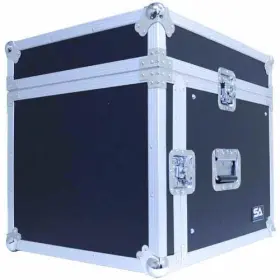 Seismic Audio Samrc-8u 8 Space Rack Case With Slant Mixer Top -