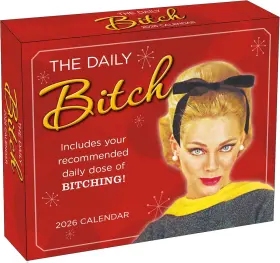 Cb-4416 Sellers Publishing Inc. The Daily B 2026 Desk Calendar Boxed Page-a-day Humor With Sarca