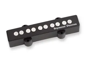 Ssj5-3b Seymour Duncan Quarter Pound Jazz Bass - 5- String Bridge Black 2c Shielded