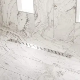 Signature Hardware 199242065585 955249-l-60 60 Inch Slotted Linear Shower Drain Stainless Steel