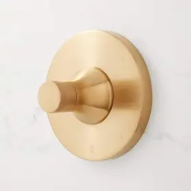 Signature Hardware 781889412459 Shlztvknob Lentz Knob Hdl F/ Tv Trim Brushed Gold Faucet Acce
