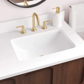 498227 Signature Hardware 781890034961 Mangrove 18 Inch Vitreous China Undermount Bathroom Sink W