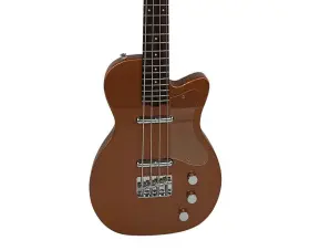 1444 Silvertone 037728531011 Classic Series Short Scale Bass - Copper Metallic Used