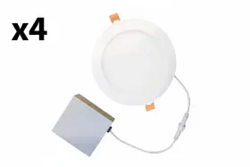 Simply Conserve 810136029208 4 X 6 Inch Slim Downlight Cct Selectable Led Recessed W