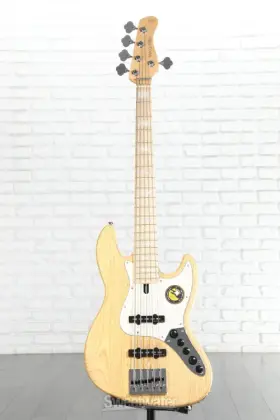 00810046138120 Sire Marcus Miller V7 Swamp Ash Reissue 5-string Bass Guitar - Natural Satin