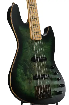 00810046138212 Sire Guitar Electric Marcus Miller V10 5-string Bass - Trans Green Satin