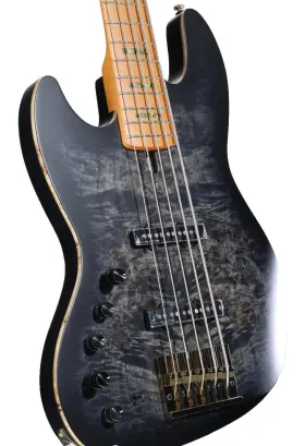 00810046139134 Sire Guitar Marcus Miller V10 Left-handed 5-string Bass Guitar-transparent Black