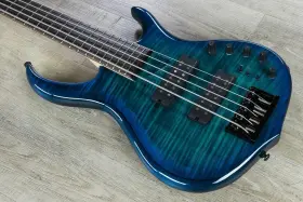 M7-alder5-tbl-v2 Sire Marcus Miller M7 5-string 2nd Gen Bass Alder Body Tbl Transparent Blue