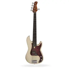 P5r-alder-5-vwh Sire Marcus Miller P5r 5-string Bass Rosewood Fretboard Vintage White