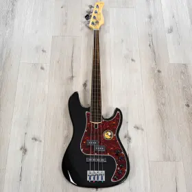 P7-ald4-fl-bk-v2 Sire Marcus Miller 2nd Gen P7 Alder 4-string Fretless Bass Black