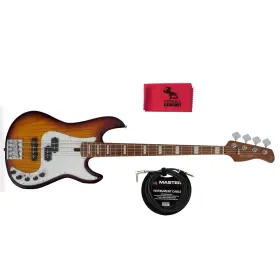 P8-swamp-ash-4-ts Sire Marcus Miller P8 Swamp Ash P/j 4-string Bass Sunburst With Cable And Cloth