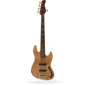 V10-dx-5-nt Sire Marcus Miller V10dx 5-string Bass Roasted Flame Maple Fretboard Natural