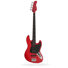 V3p-4-rs Sire Marcus Miller V3p Passive 4-string Bass Rosewood Fretboard Red Satin