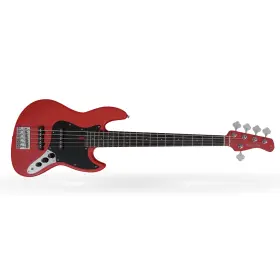 V3p-5-rs Sire Marcus Miller V3p Passive 5-string Bass Red Satin Rosewood Fretboard