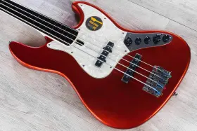 V7-alder4-fl-bmr-v2 Sire Marcus Miller V7 2nd Gen Bass Guitar Alder Fretless Bmr Red
