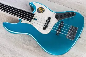 V7-alder5-fl-lpb-v2 Sire Marcus Miller V7 2nd Gen Bass Guitar Alder 5-string Fretless Lpb Blue