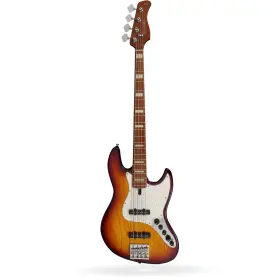 V8-swash4-ts Sire Mint Marcus V8 4-string Bass Roasted Maple Fretboard Tobacco Sunburst