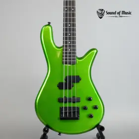 Spector 051937051911 Performer 4 Electric Bass Guitar - Metallic Green Demo