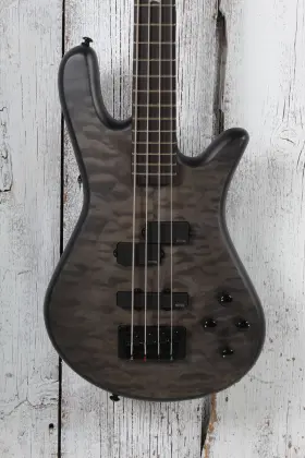 Spector 723592880828 Ns Pulse Ii 4 String Electric Bass Guitar Black Stain Matte Finish