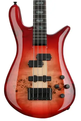 Spector 838164005858 Euro 4 Cst Electric Bass Guitar - Natural Red Burst
