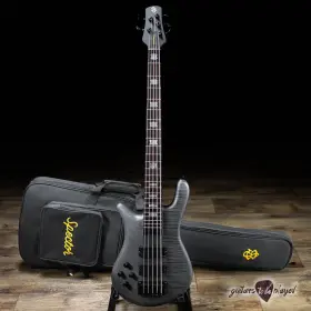 Spector 838164006541 Euro 5 Lx 5-string Left-handed Bass Guitar Trans Black Stain Matte