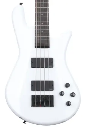 Spector 838164007128 Ns Ethos High Performance 4 Bass Guitar - White Sparkle Gloss