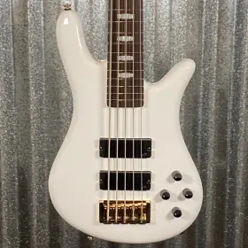 0182 Spector 838164007913 Icon Ns-5 Bolt-on White Gloss 5 String Bass #0182