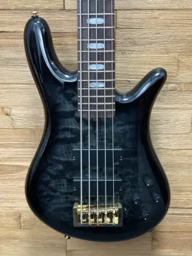 Spector 838164007937 Ns Icon Bolt-on 5- String Bass- Black Stain Gloss 8lbs 10oz - New