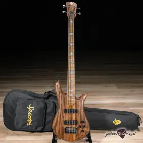 Spector 838164008002 Euro 4 Rst Zebrawood Bass Guitar Natural Matte