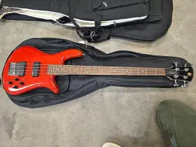 99026986.00 Spector Electric Bass Guitar Used Ns-2002b Red Right Handed 4 String