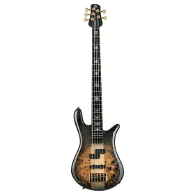 Spector Guitars 838164005919 Euro 5 Cst Custom 5-string Bass Ebony Natural Black Burst Gloss