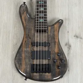 Ns5-1917 Spector Guitars Usa Ns-5 5-string Bass Ebony Fretboard Spalted Maple Super Fadedblack