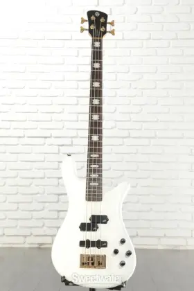 Iconns2bwh Spector Icon Ns-2 Electric Bass Guitar - White Gloss