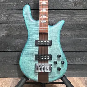 Nb21166 Spector Euro 4 Rst String Electric Bass Guitar With Bag - Turquoise Tide Matte
