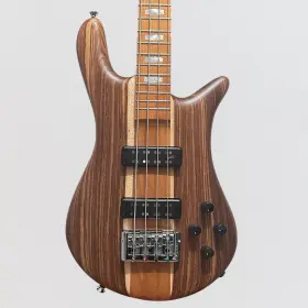 Nb23182 Spector Euro 4-string Rst Zebrawood Electric Bass Guitar - Natural Matte