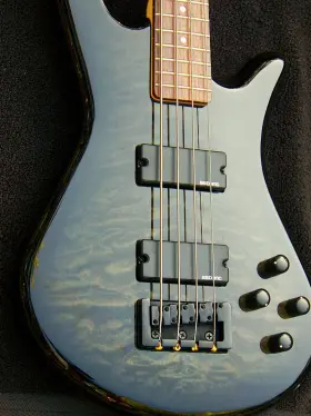 Ns-1000 Spector Active Ns 1000 Series 4 String Bass Made In Korea 2011 - Black Flame Top