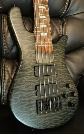 Ns-5h2w Spector Usa 2011 - Black Quilted Maple Flame Excellent Condition