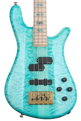 Ns2aqg Spector Usa Ns-2 Bass Guitar - Aquatic Sweetwater Exclusive