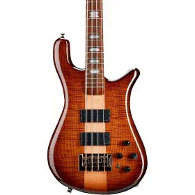 Ns4rfm Spector Ns4 Roasted Flame Maple Top Electric Bass Tobacco Sunburst