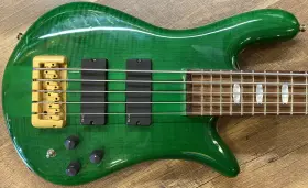 Ns5-crfm Spector 2002 Euro Emerald Green Finish 5-string Active Bass With Ohsc