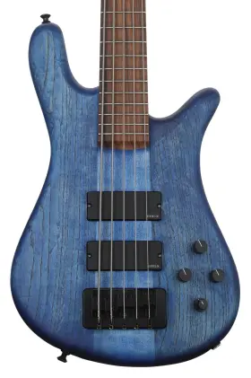 Ns5blo Spector Usa Ns-5 5-string Bass Guitar - Sapphire Blue Sweetwater Exclusive