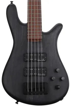 Ns5bso Spector Usa Ns-5 5-string Bass Guitar - Black Stain Sweetwater Exclusive