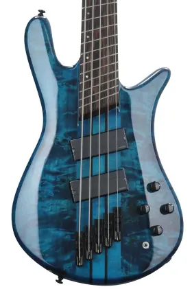 Nsdm5bkbl Spector Ns Dimension 5 Bass Guitar - Black And Blue Gloss