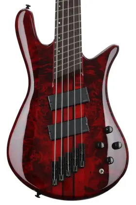 Nsdm5infrd Spector Ns Dimension 5 Bass Guitar - Inferno Red Gloss