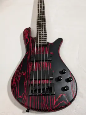 Nspulse5cinderlh Spector Ns Pulse 5 String Bass Guitar- Cinder Red