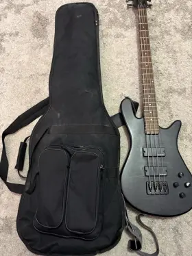S05080489 Spector Electric Bass Guitar 4-string Black Solid Body With Gig Bag