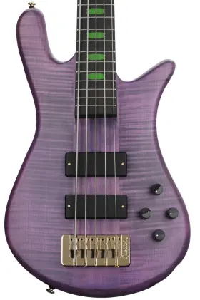 Skyler5vsm Spector Legend 5 Skyler Acord Signature Bass Guitar - Violet Stain Matte